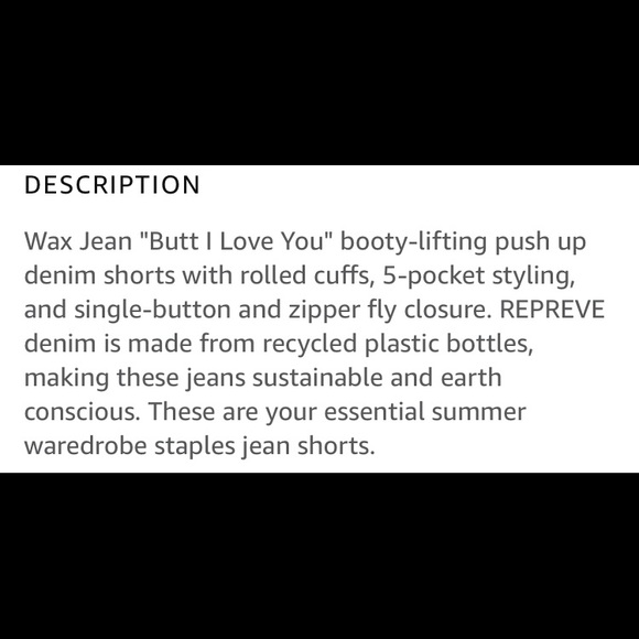 New Black Denim Shorts - Picture 4 of 4